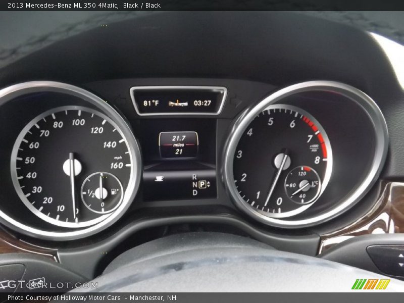 Black / Black 2013 Mercedes-Benz ML 350 4Matic