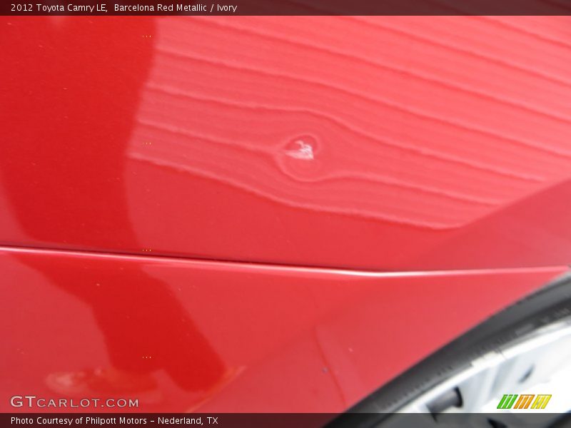 Barcelona Red Metallic / Ivory 2012 Toyota Camry LE