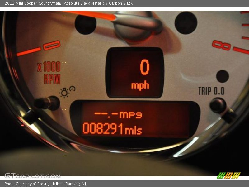 Absolute Black Metallic / Carbon Black 2012 Mini Cooper Countryman
