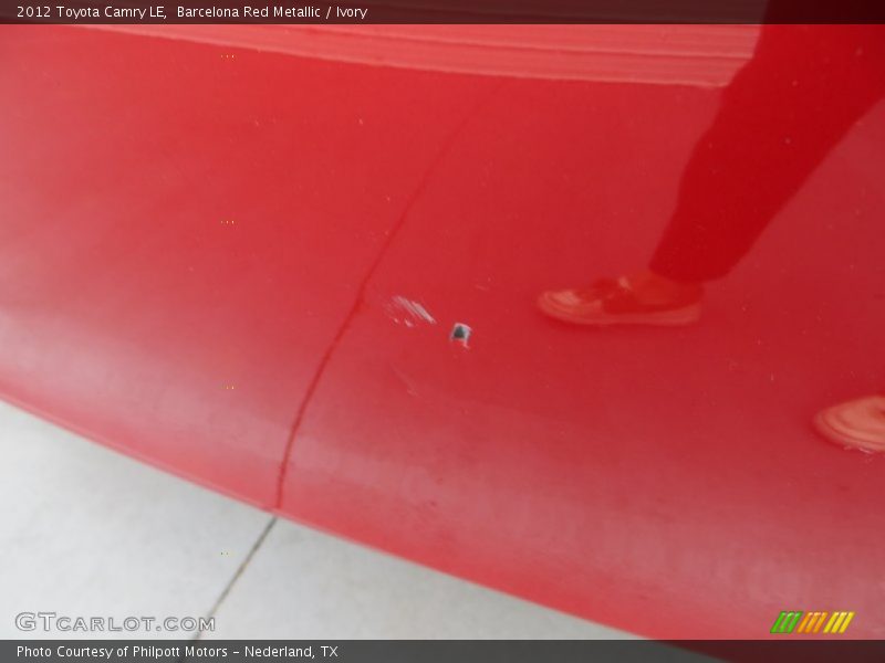 Barcelona Red Metallic / Ivory 2012 Toyota Camry LE