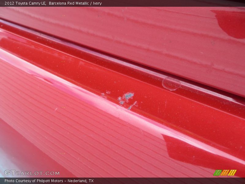 Barcelona Red Metallic / Ivory 2012 Toyota Camry LE