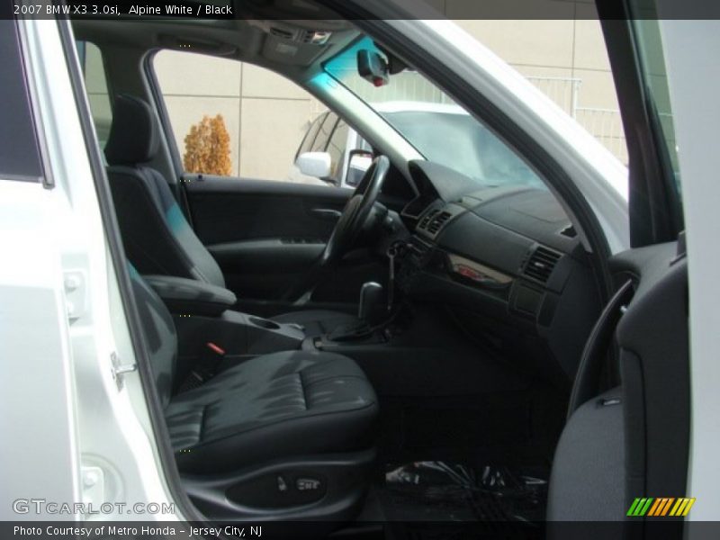 Alpine White / Black 2007 BMW X3 3.0si