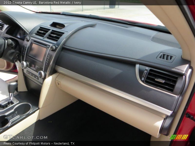Barcelona Red Metallic / Ivory 2012 Toyota Camry LE