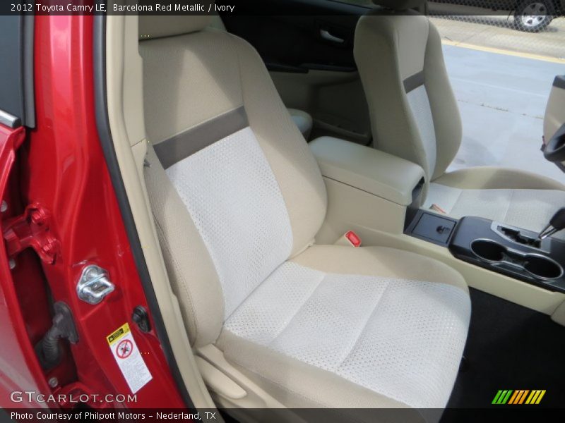 Barcelona Red Metallic / Ivory 2012 Toyota Camry LE