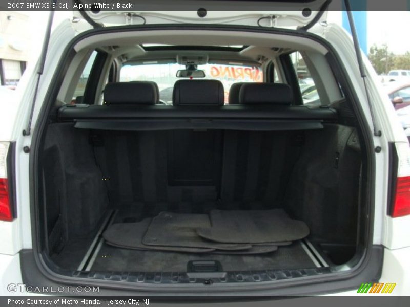 Alpine White / Black 2007 BMW X3 3.0si