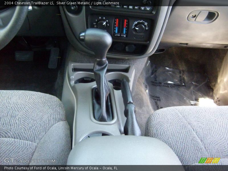 Silver Green Metallic / Light Cashmere 2004 Chevrolet TrailBlazer LS