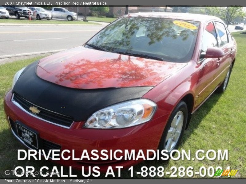 Precision Red / Neutral Beige 2007 Chevrolet Impala LT