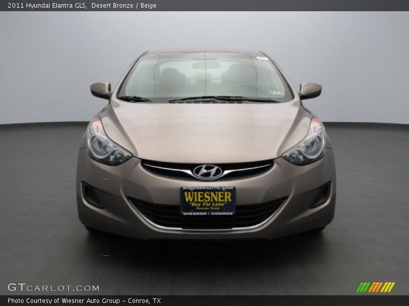 Desert Bronze / Beige 2011 Hyundai Elantra GLS