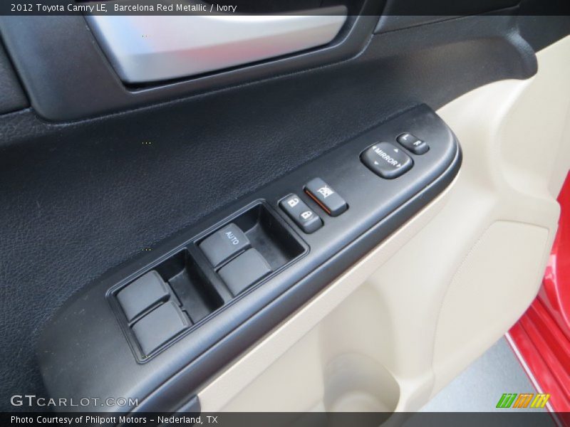 Barcelona Red Metallic / Ivory 2012 Toyota Camry LE