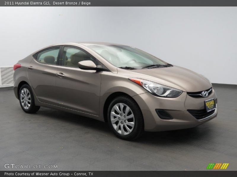 Desert Bronze / Beige 2011 Hyundai Elantra GLS