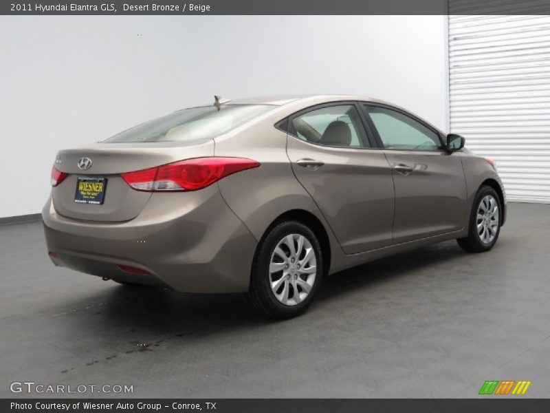 Desert Bronze / Beige 2011 Hyundai Elantra GLS