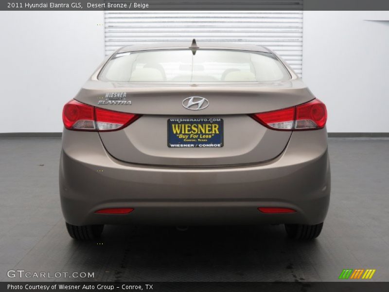 Desert Bronze / Beige 2011 Hyundai Elantra GLS