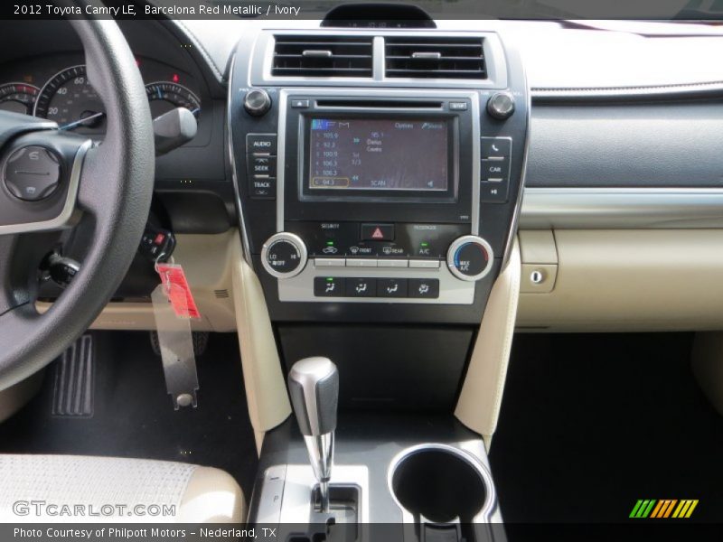 Barcelona Red Metallic / Ivory 2012 Toyota Camry LE