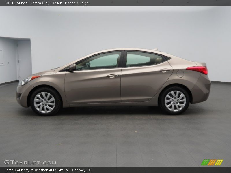 Desert Bronze / Beige 2011 Hyundai Elantra GLS