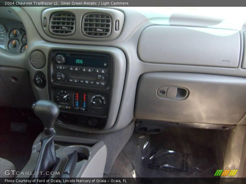 Silver Green Metallic / Light Cashmere 2004 Chevrolet TrailBlazer LS