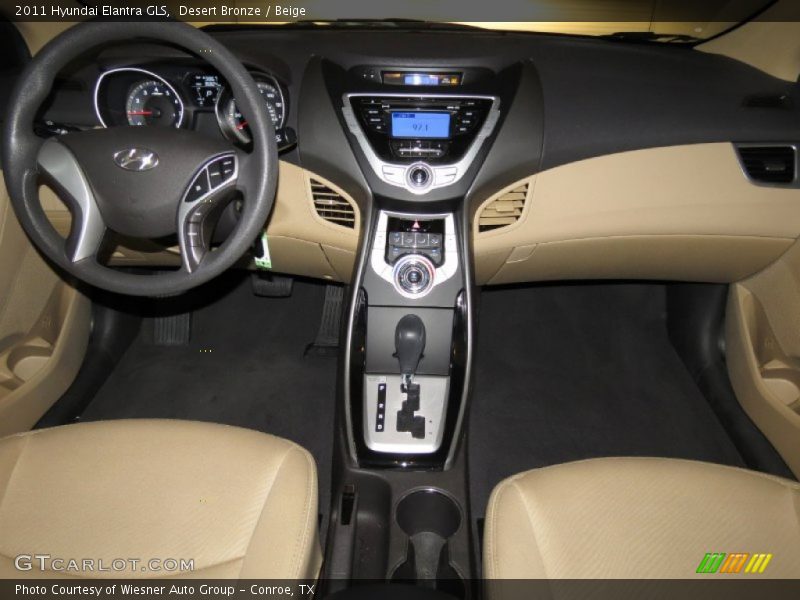 Desert Bronze / Beige 2011 Hyundai Elantra GLS