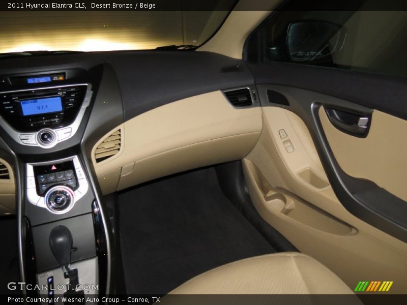Desert Bronze / Beige 2011 Hyundai Elantra GLS