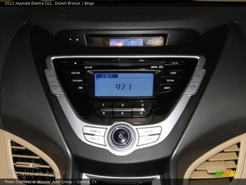 Desert Bronze / Beige 2011 Hyundai Elantra GLS