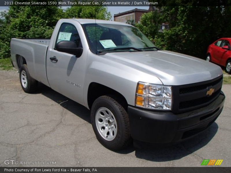 Front 3/4 View of 2013 Silverado 1500 Work Truck Regular Cab