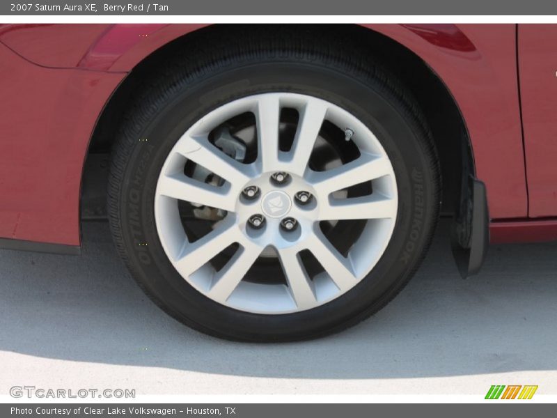Berry Red / Tan 2007 Saturn Aura XE