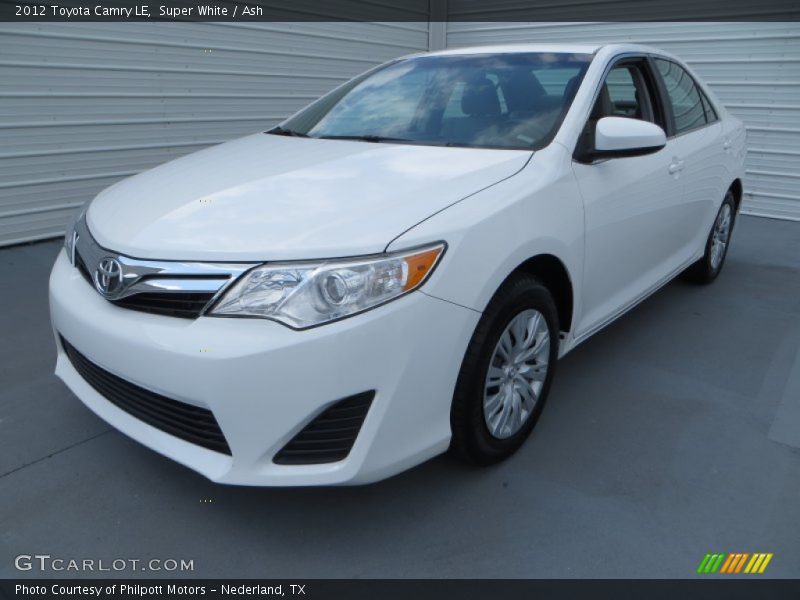 Super White / Ash 2012 Toyota Camry LE