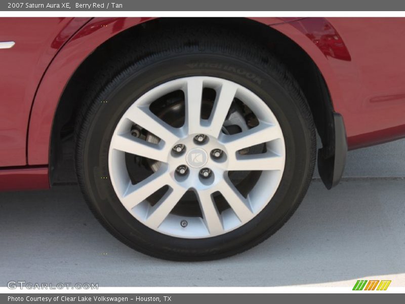 Berry Red / Tan 2007 Saturn Aura XE