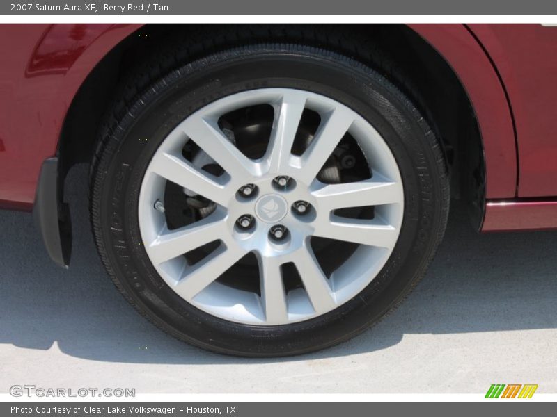 Berry Red / Tan 2007 Saturn Aura XE