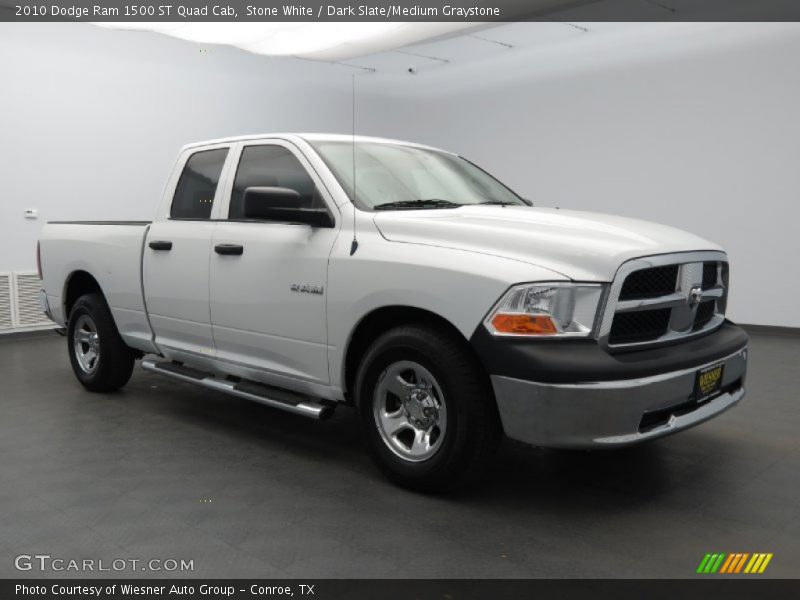 Stone White / Dark Slate/Medium Graystone 2010 Dodge Ram 1500 ST Quad Cab