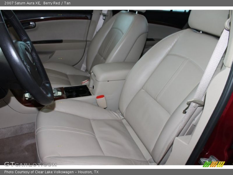 Berry Red / Tan 2007 Saturn Aura XE