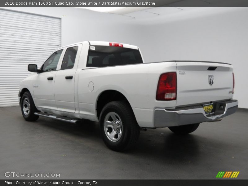 Stone White / Dark Slate/Medium Graystone 2010 Dodge Ram 1500 ST Quad Cab