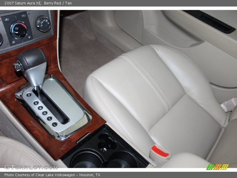Berry Red / Tan 2007 Saturn Aura XE