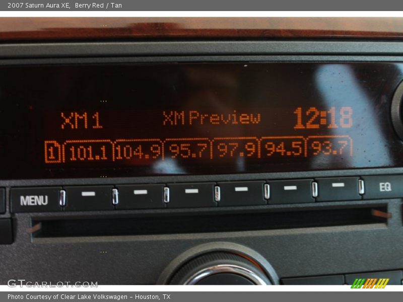 Berry Red / Tan 2007 Saturn Aura XE
