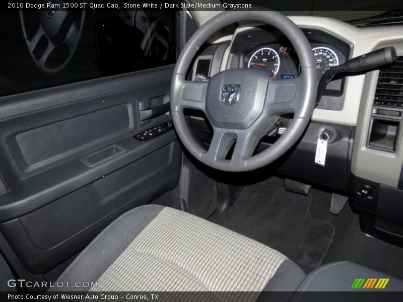 Stone White / Dark Slate/Medium Graystone 2010 Dodge Ram 1500 ST Quad Cab