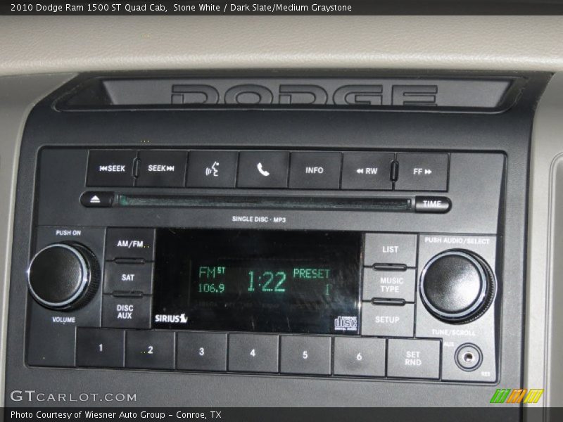 Stone White / Dark Slate/Medium Graystone 2010 Dodge Ram 1500 ST Quad Cab