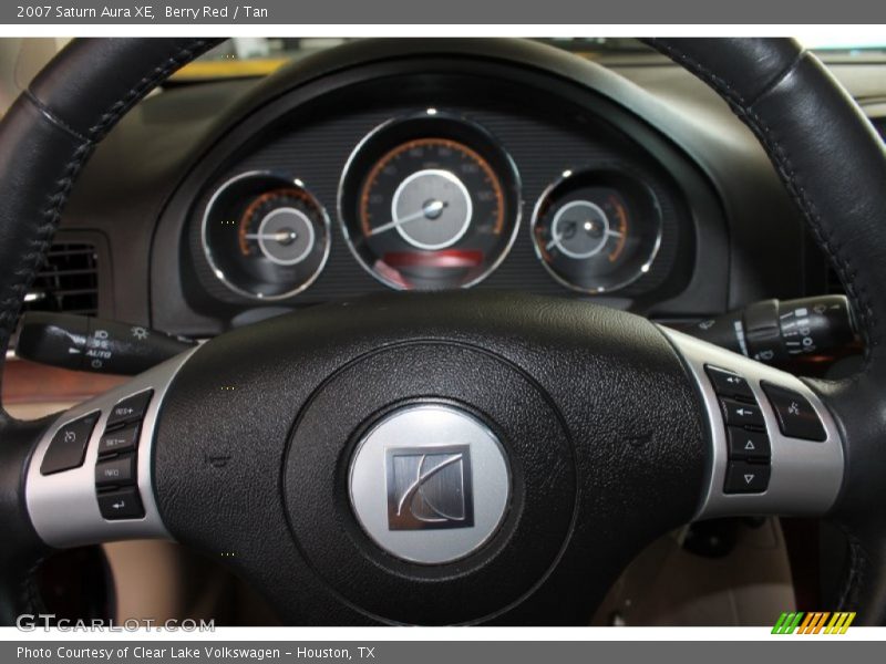 Berry Red / Tan 2007 Saturn Aura XE