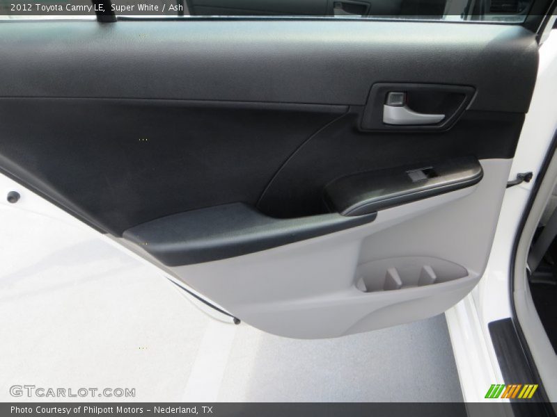 Super White / Ash 2012 Toyota Camry LE