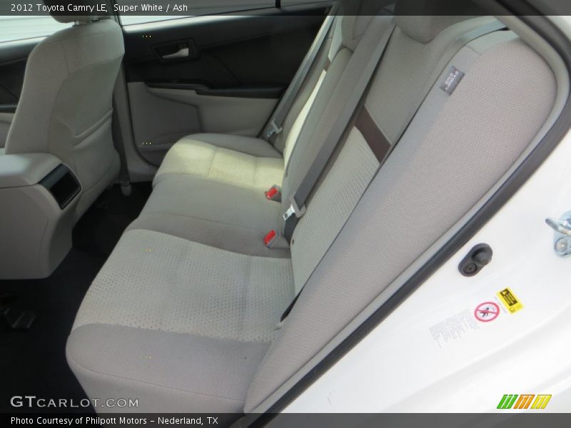 Super White / Ash 2012 Toyota Camry LE