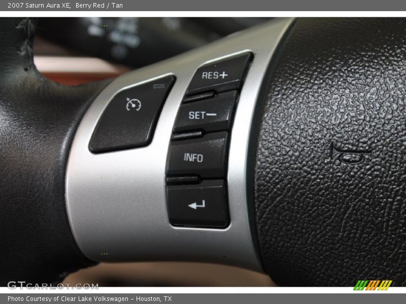 Berry Red / Tan 2007 Saturn Aura XE