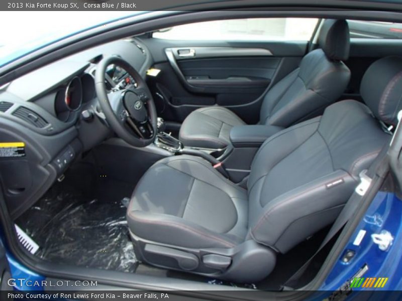 Front Seat of 2013 Forte Koup SX