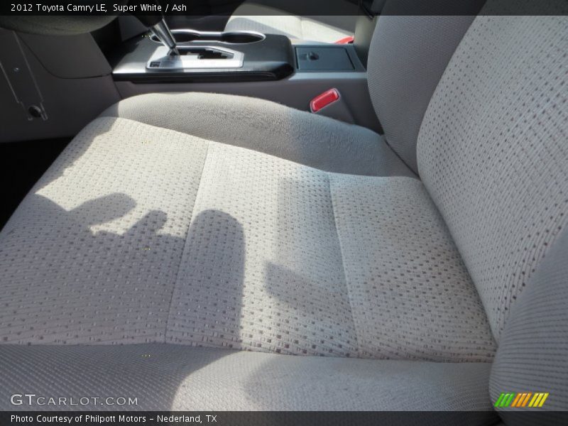 Super White / Ash 2012 Toyota Camry LE