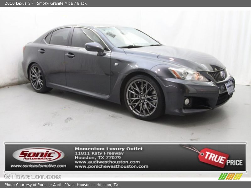 Smoky Granite Mica / Black 2010 Lexus IS F