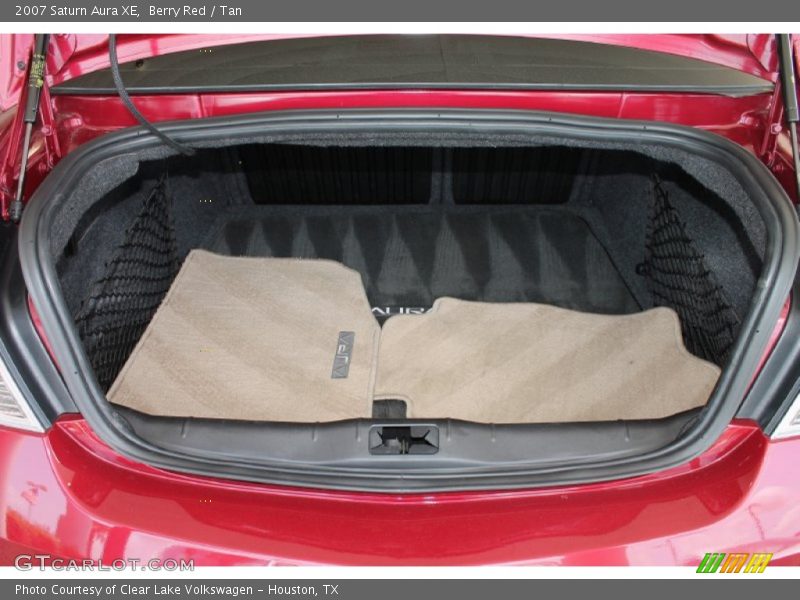 Berry Red / Tan 2007 Saturn Aura XE