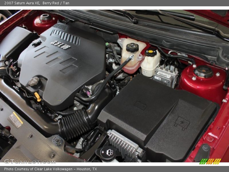 Berry Red / Tan 2007 Saturn Aura XE