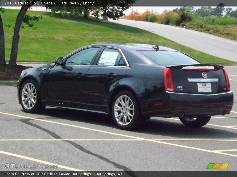 Black Raven / Ebony 2013 Cadillac CTS 3.6 Sedan