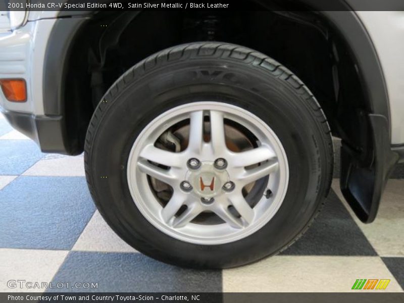 Satin Silver Metallic / Black Leather 2001 Honda CR-V Special Edition 4WD