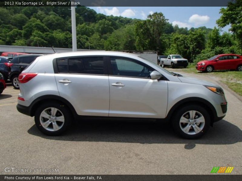 Bright Silver / Black 2013 Kia Sportage LX