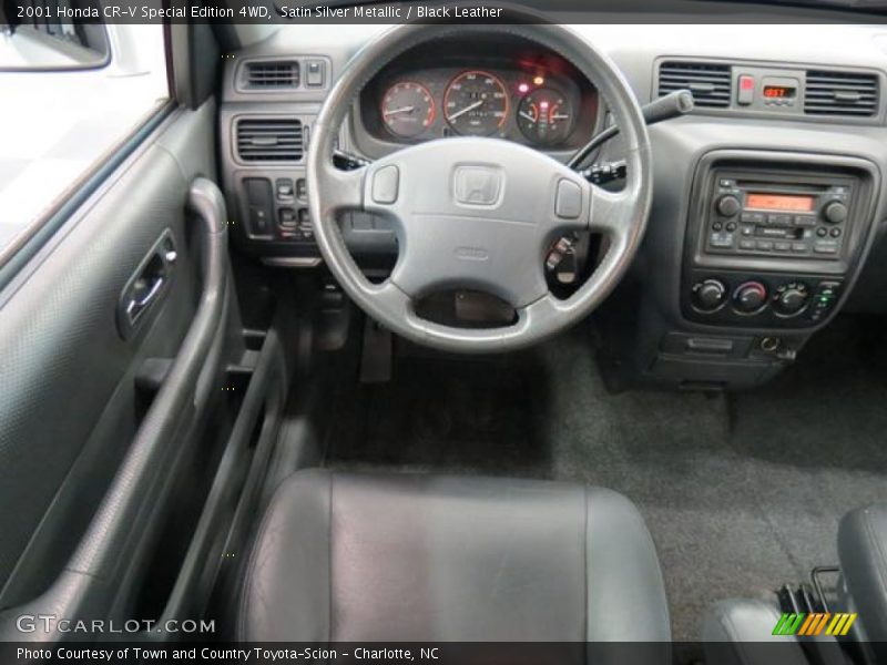 Satin Silver Metallic / Black Leather 2001 Honda CR-V Special Edition 4WD
