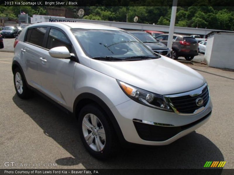 Bright Silver / Black 2013 Kia Sportage LX