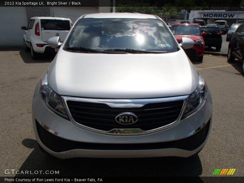 Bright Silver / Black 2013 Kia Sportage LX