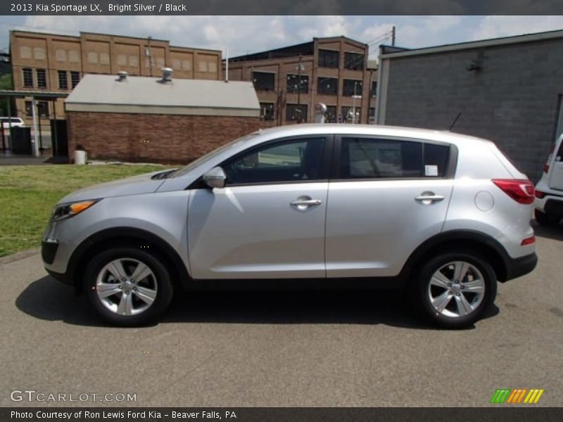 Bright Silver / Black 2013 Kia Sportage LX
